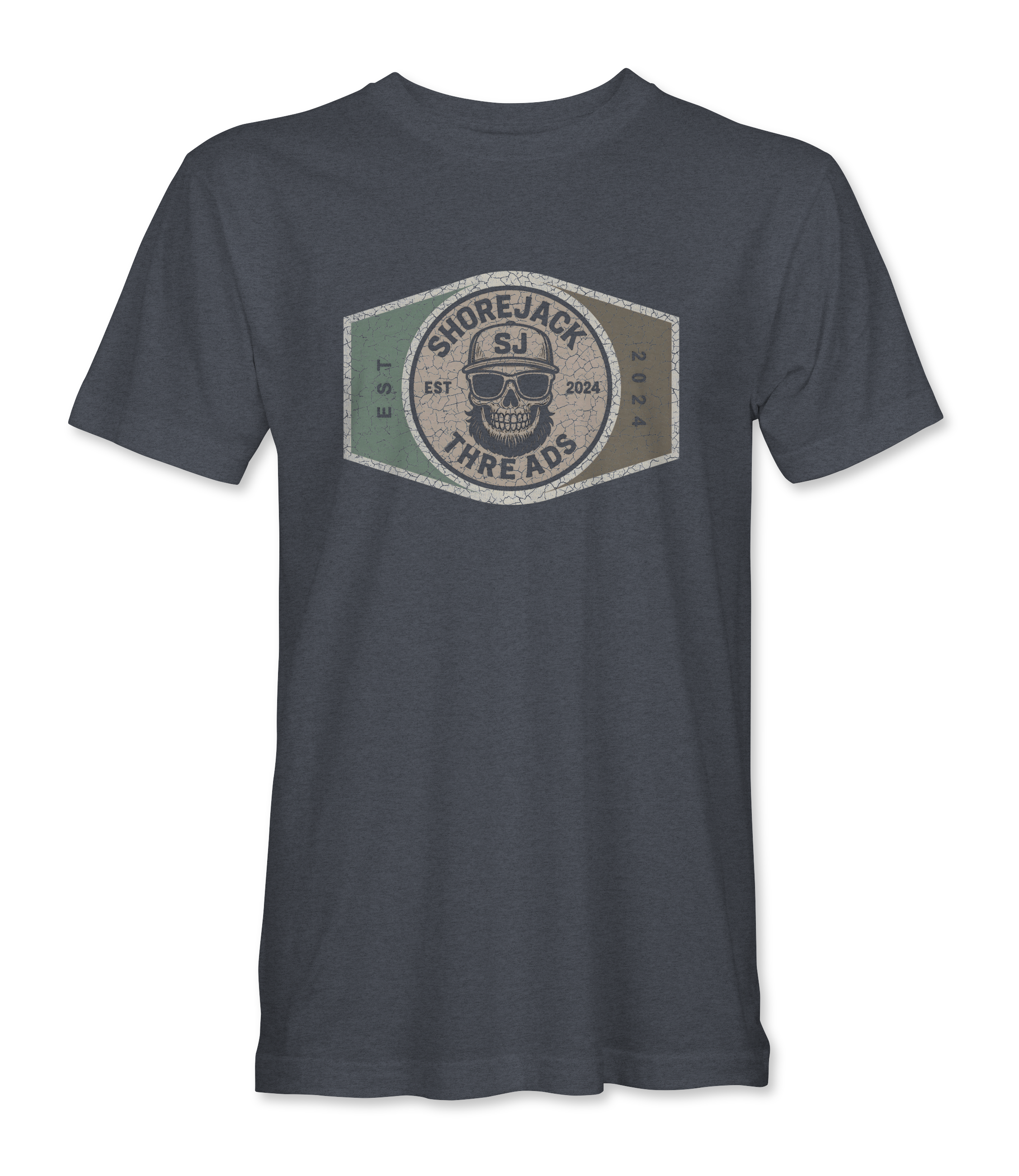 Shorejack Distressed Logo Tee