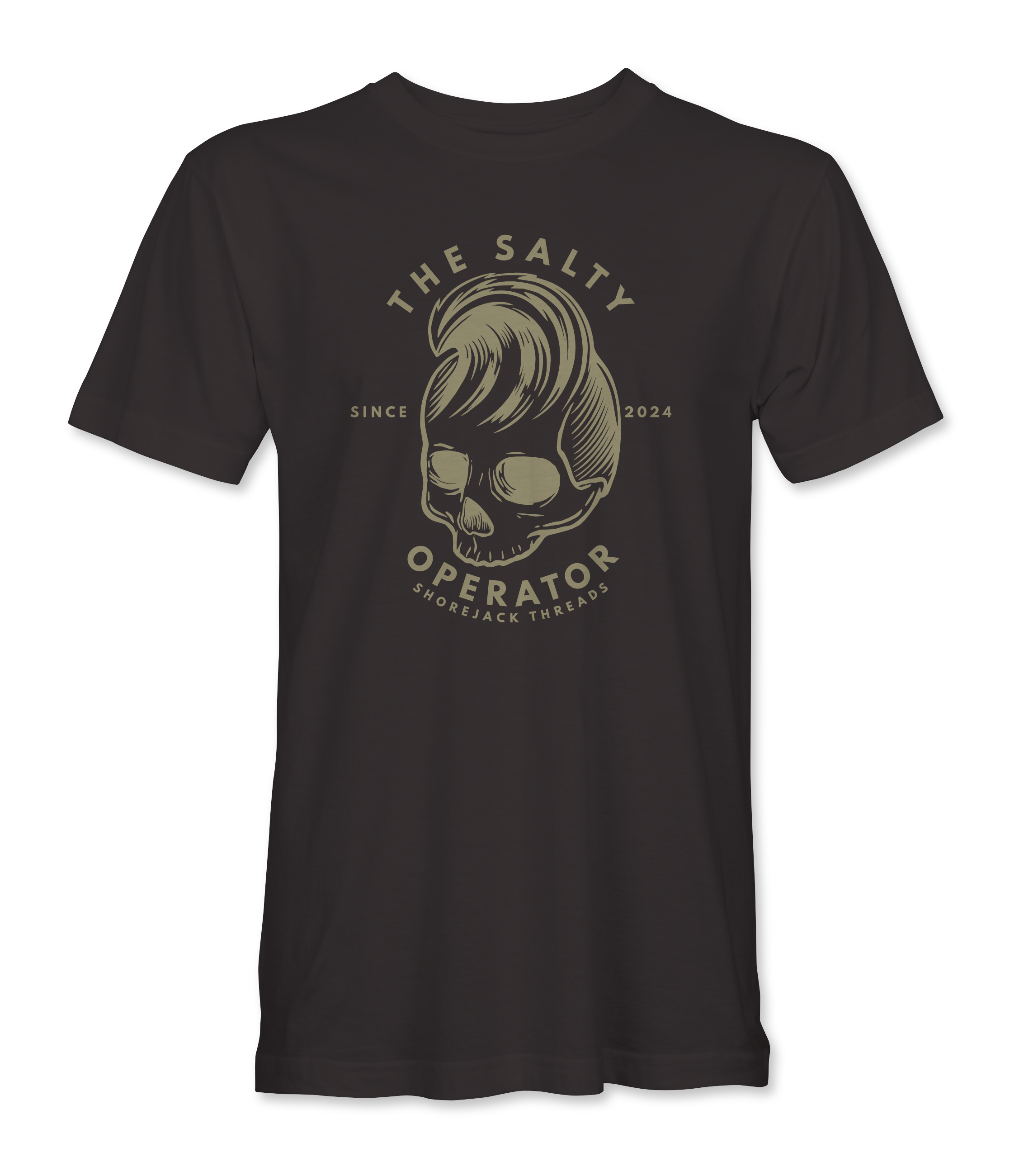 Salty Operator (tan) Tee
