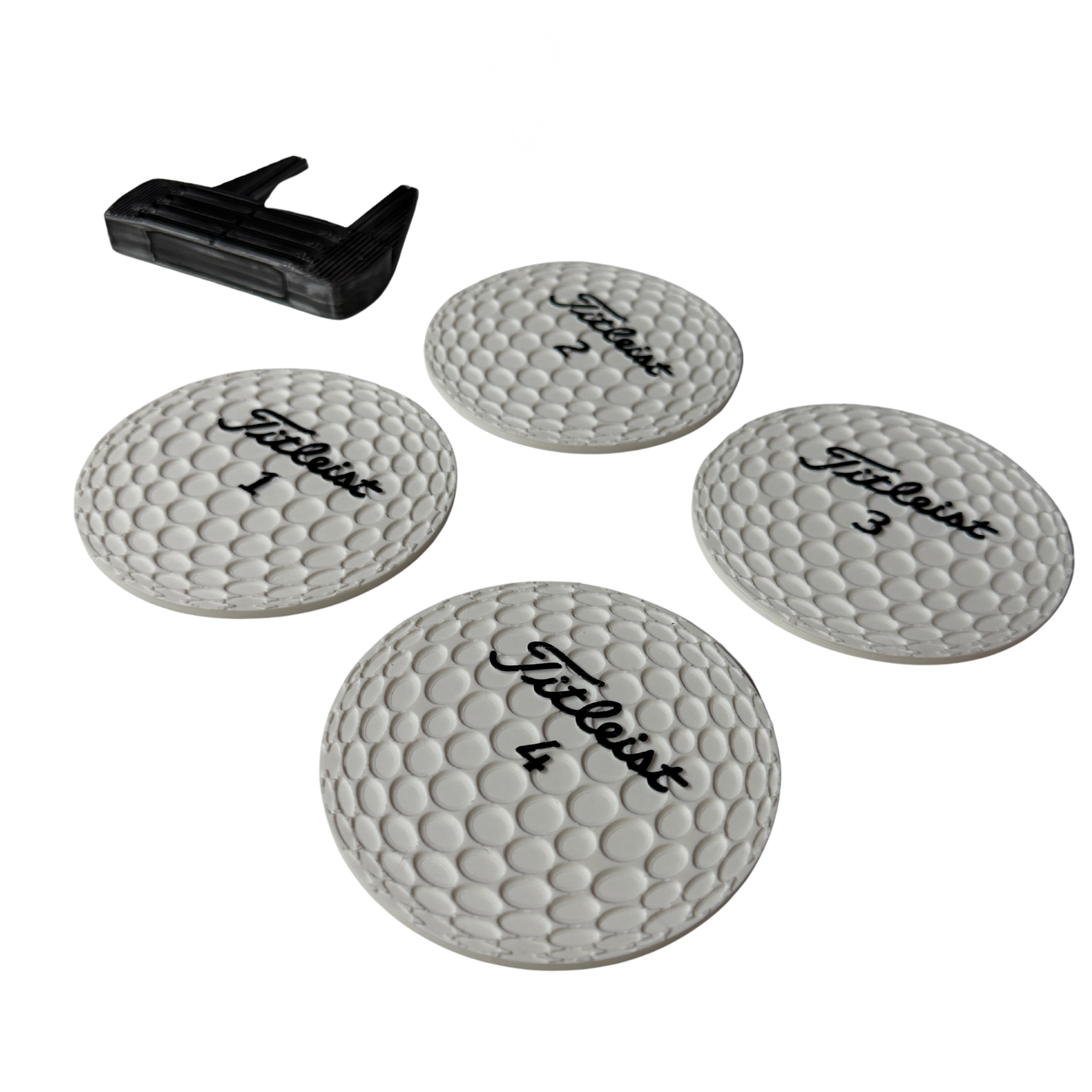 4 pack Titleist Coasters
