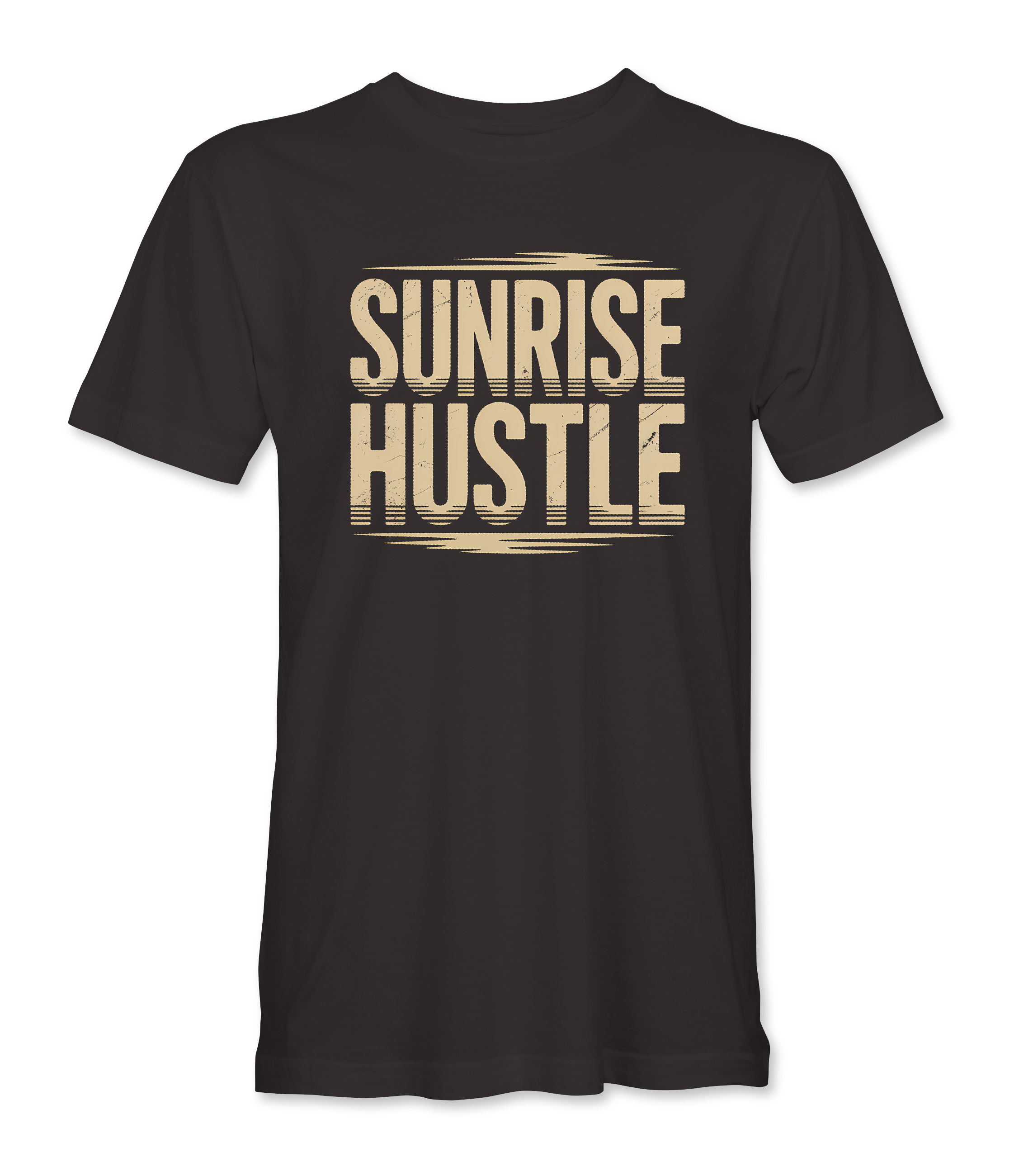 Sunrise Hustle – Black Edition Tee
