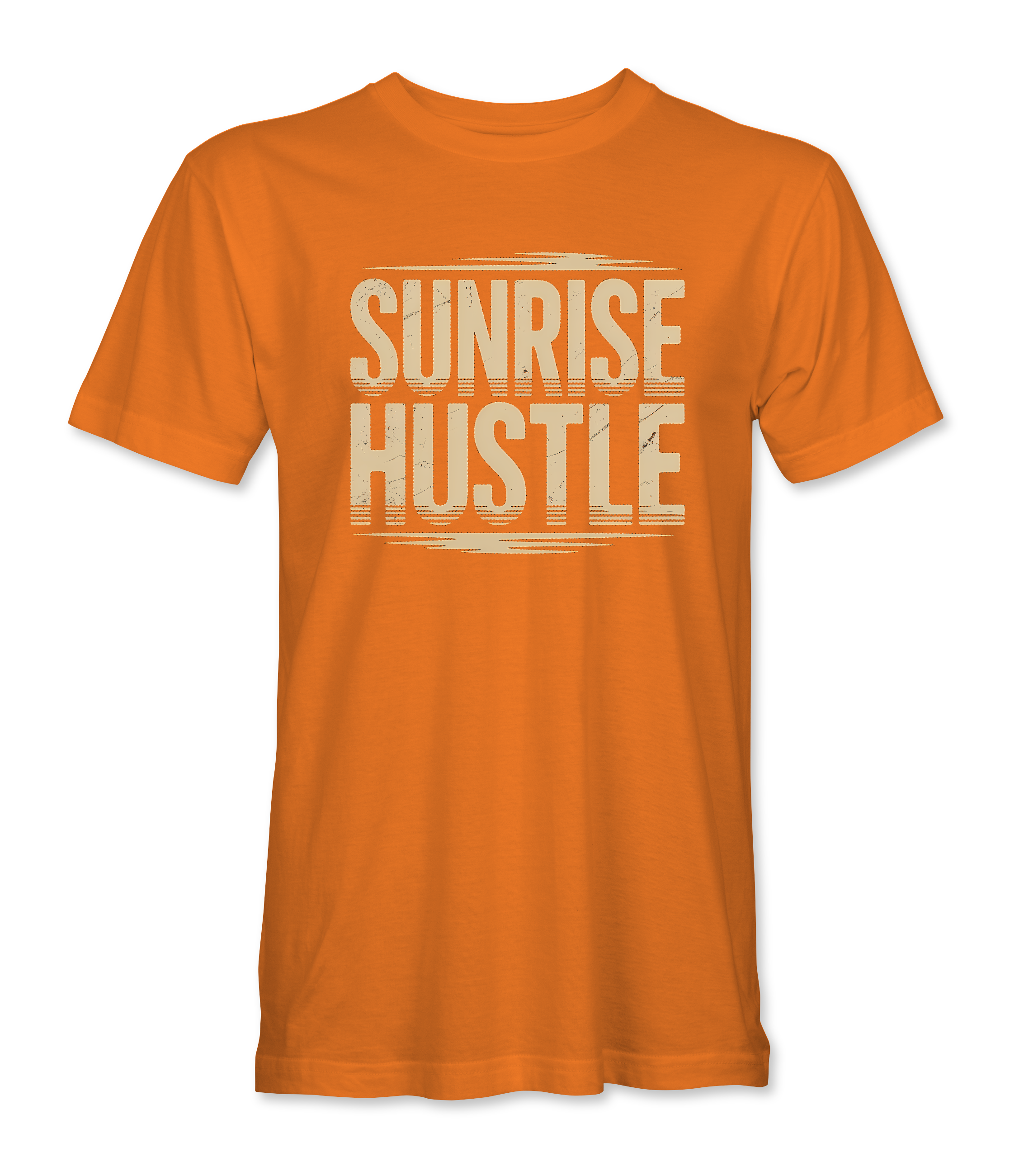 Sunrise Hustle – Orange Edition Tee