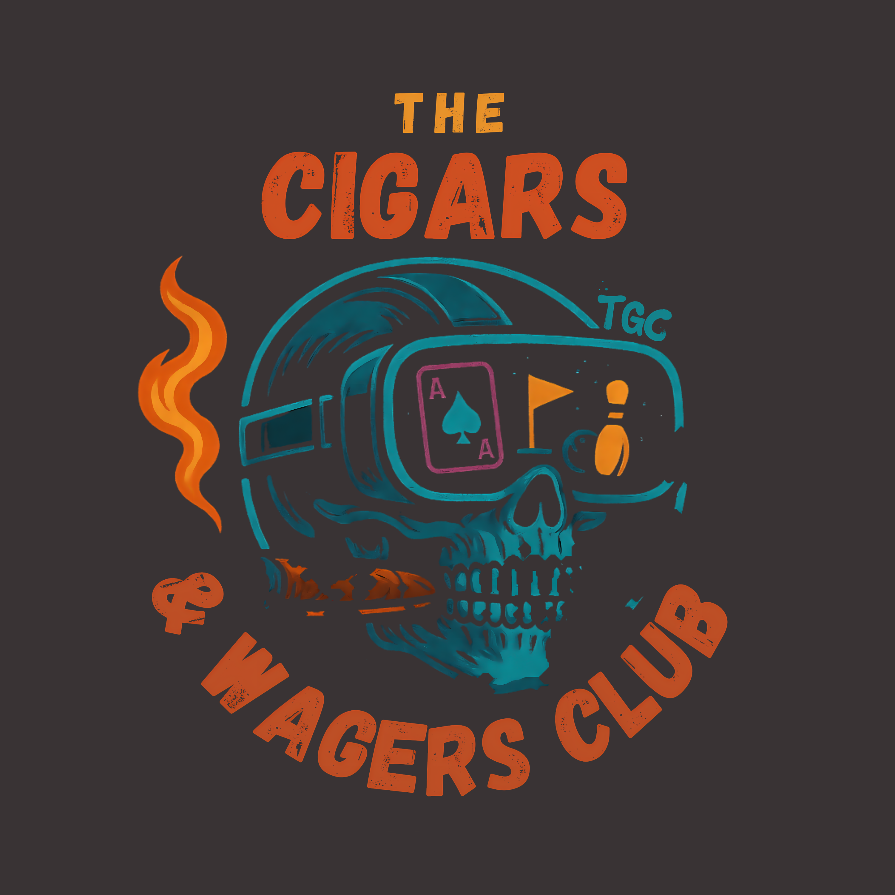 Cigars & Wagers Club - Chest Logo